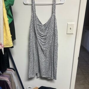 Old Navy Black and White Floral Dress